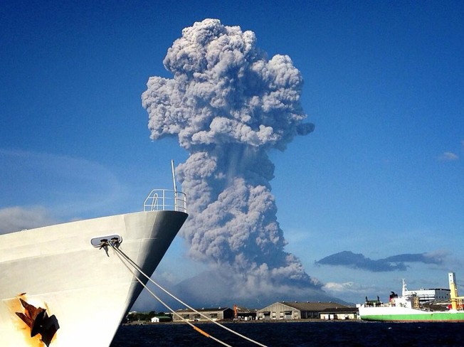 樱岛火山2013年曾发生大喷发