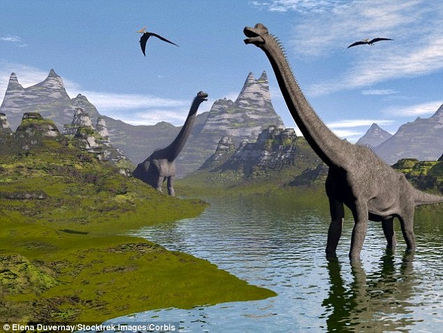 当时例如腕龙(Brachiosaurus)和禽龙(Iguanodon)等恐龙还称霸地球