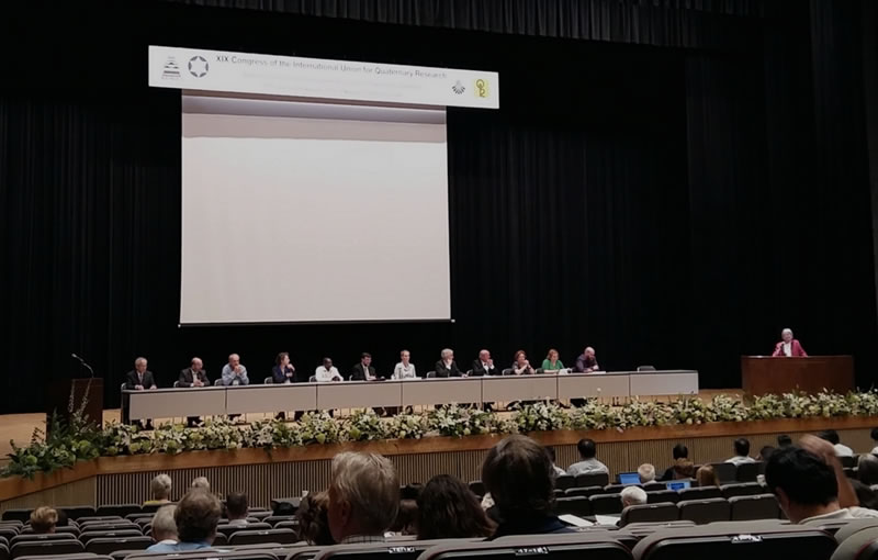 第19届国际第四纪研究联合大会在日本名古屋国际会议中心举行