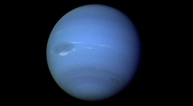 旅行者2号1989年8月拍摄的海王星,这也是人类迄今唯一一次对海王星的造访