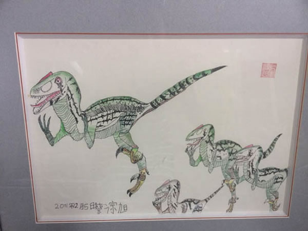 小孩子送给徐星的画