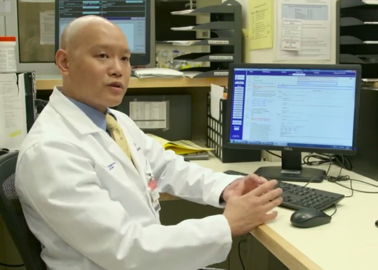 史提夫‧洪指该超级电脑系统是帮助医生更快作出诊断。