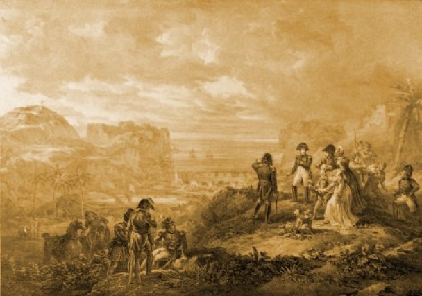 当时岛上除了拿破仑外,还有约60名随从及看守人。