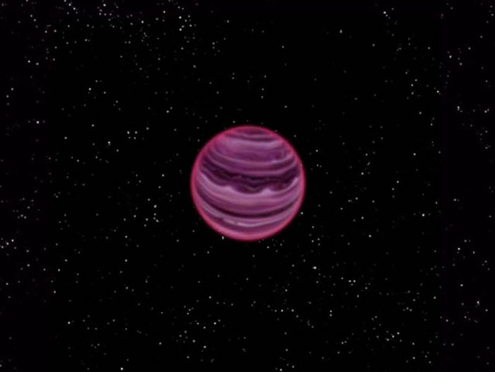 系外行星PSO J318.5-22大气层中存在着熔化金属云