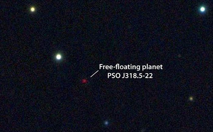 系外行星PSO J318.5-22大气层中存在着熔化金属云