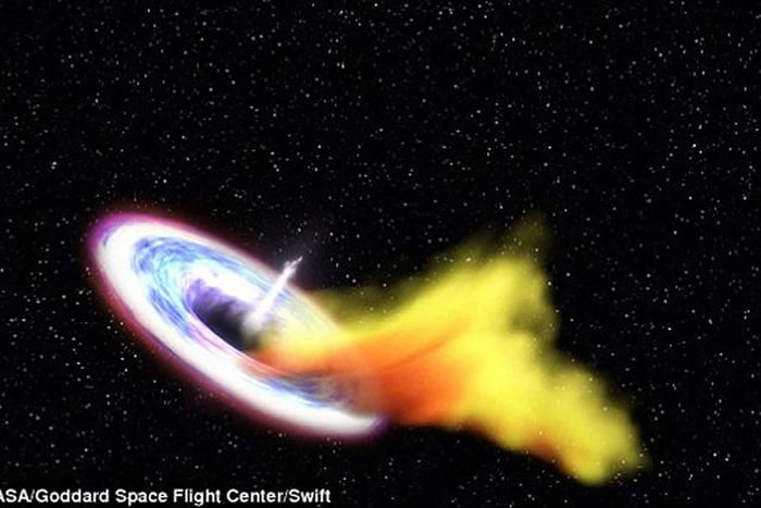 约翰-霍普金斯大学的科学家发现,我们第一次看到了在PGC 43234星系中黑洞的吞噬行为,一颗恒星被吞噬了