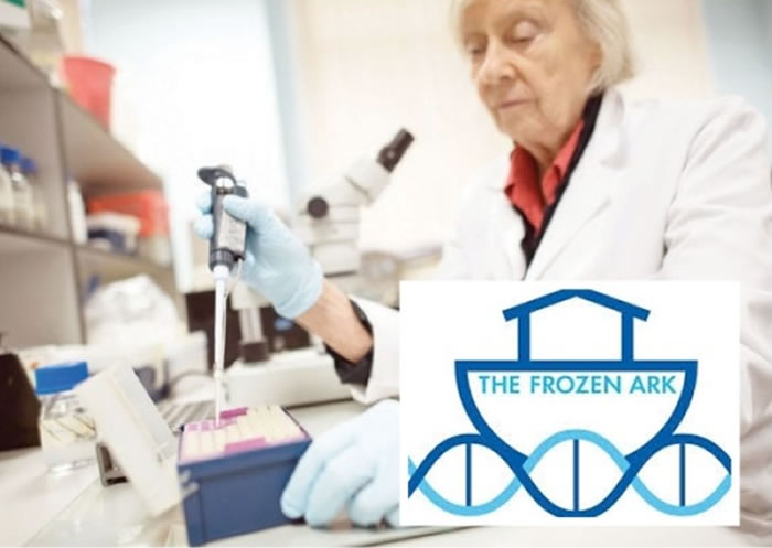 英国科学家建立“急冻方舟”,储存濒危绝种动物的DNA。