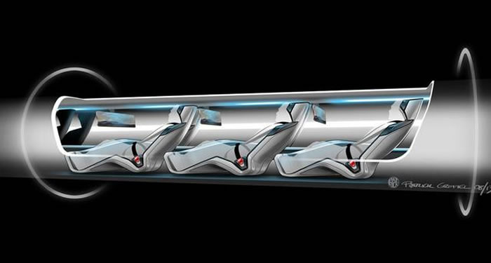 马斯克“超级高铁(Hyperloop)”概念 时速可达1200公里