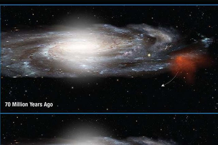 科学家早期认为其可能是其他星系的物质落入星际空间中,被银河系的引力所捕获