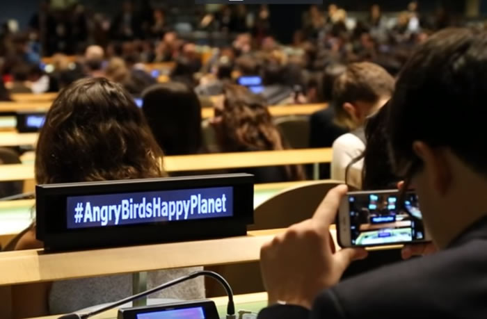 网民也可用#AngryBirdsHappyPlanet的标签分享照片。