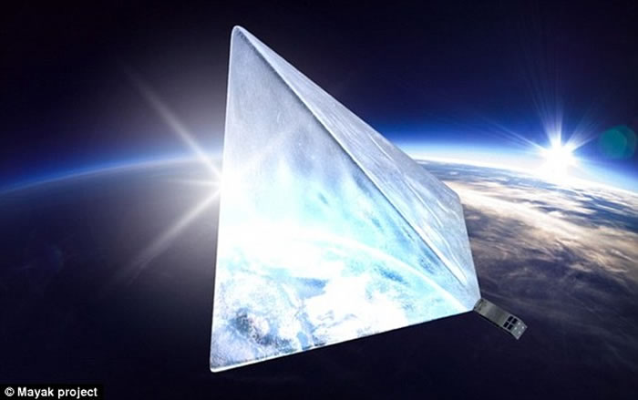 俄罗斯大学团队研制特殊物料卫星Mayak 或将成为夜空中最明亮的“星星”