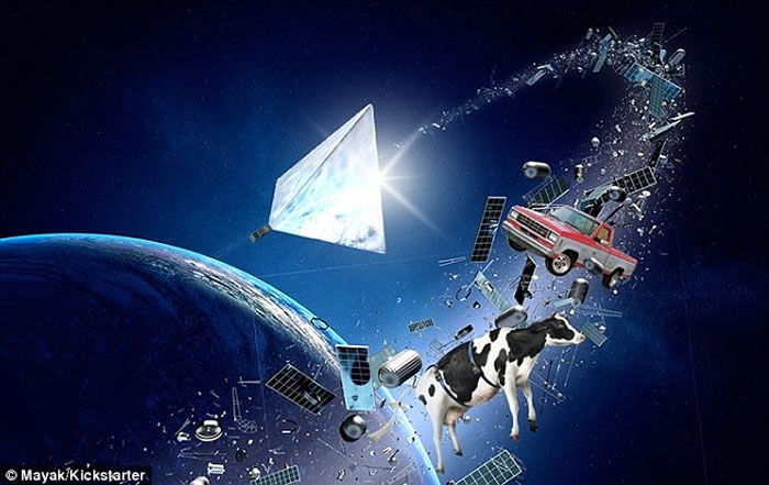 俄罗斯大学团队研制特殊物料卫星Mayak 或将成为夜空中最明亮的“星星