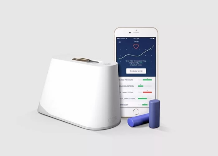 全套装置包括一套即弃式抽血筒和一个血液样本读取器,用家亦需在手机安装专用软件。