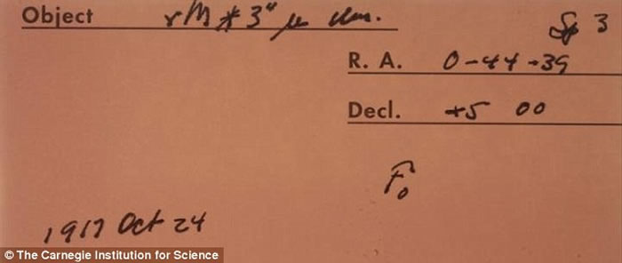 ��ѧ�ҷ��ֿ��ڻ�����̨�����һ��1917��̫�յ�Ƭ�����緢��ϵ�����ǵ�֤�ݣ����֮ǰ�����׿�ϵ�����ǵ�ʱ����75�ꡣ