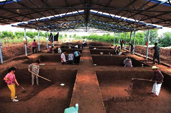 秦岭古人类史前遗迹发掘