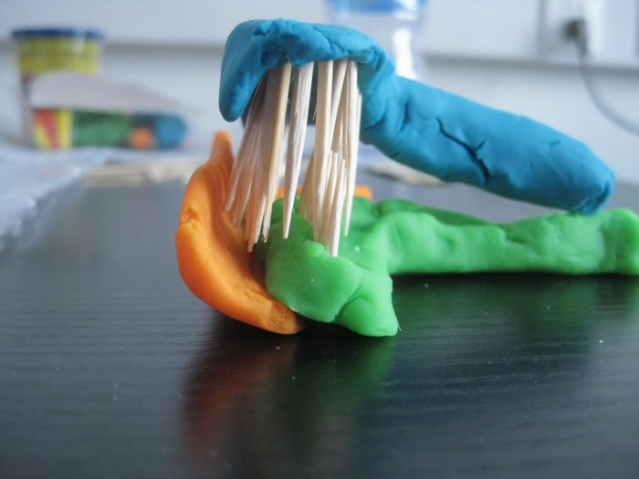 奇异滤齿龙头部模型