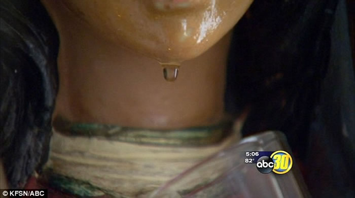 美国女子10年前母亲节收到的圣母像在表弟被残酷杀害后就开始落泪