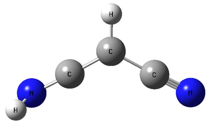 冥王星上的有机分子2-氰基乙烯亚胺