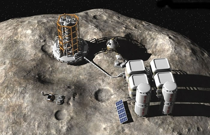 人类在小行星上采矿快将成为事实。