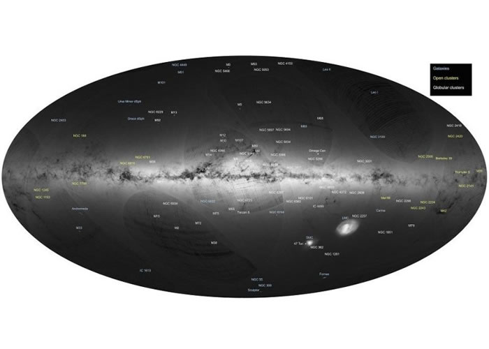 盖亚卫星测量了海量的天文数据。