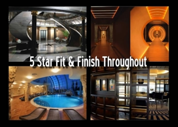 位于德国的 地下碉堡拥有豪华的设施。