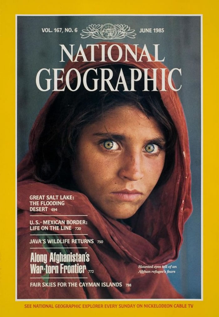 1985꡶ҵsI̖ķ / COVER PHOTOGRAPH BY STEVE MCCURRY, NATIONAL GEOG