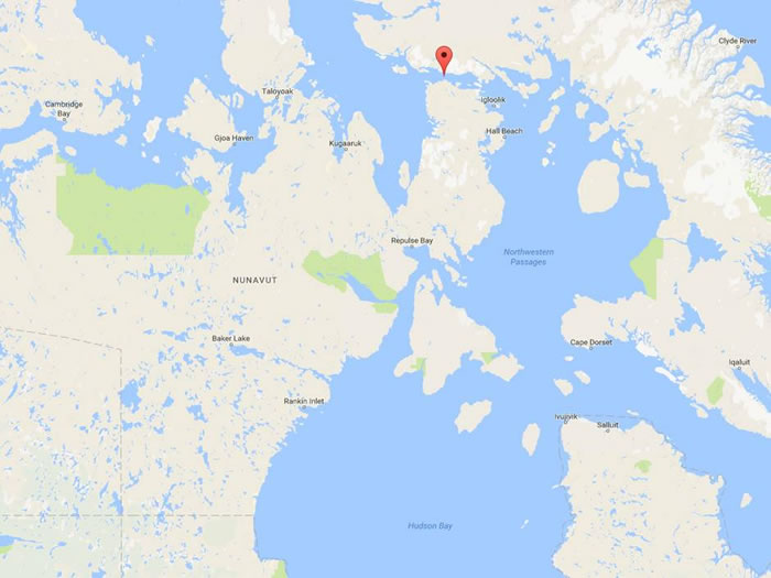 近几个月常常在靠近北极的弗里和赫克拉海峡(Fury and Hecla Strait)听见奇怪的声音从海底传来