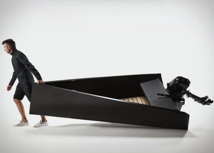 勒伊特设计出等腰三角形的轻型快艇。