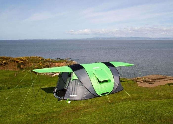 便携帐篷可以搭出家的感觉。
