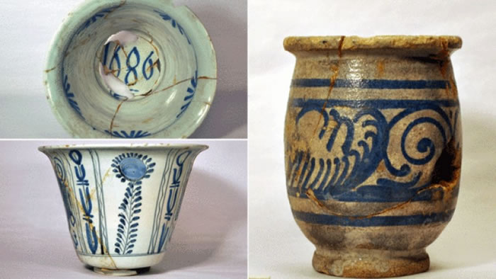 同一地点出土的还有大量古代器物。