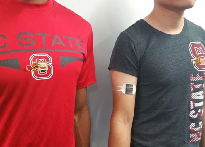 可再生发电器是利用人体与环境空气之间的温差交替,产生热能发电。