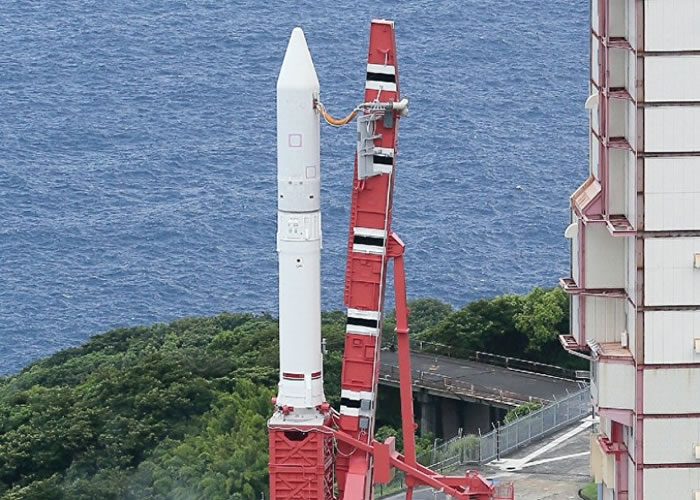 SS-520发射失败。图为火箭早前的组装情况。