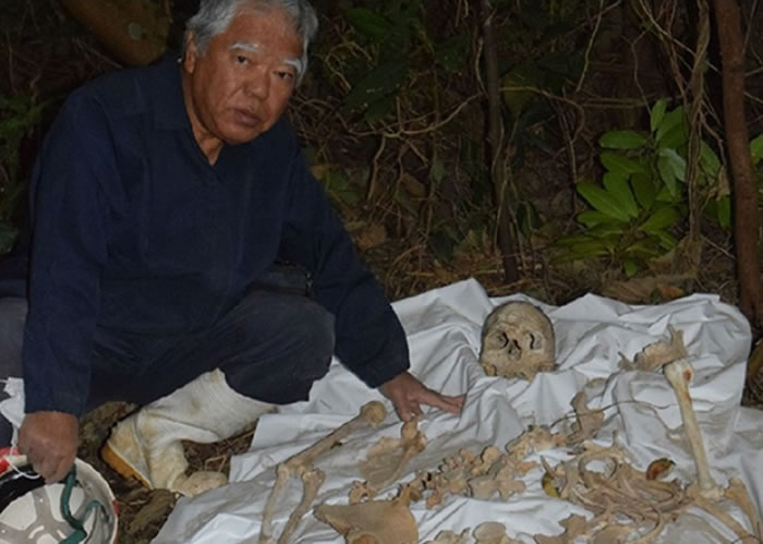 松光永雄表示,该副完整遗骨很珍贵。