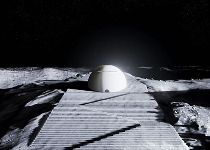 ESA拟建圆顶型“月球神殿”。