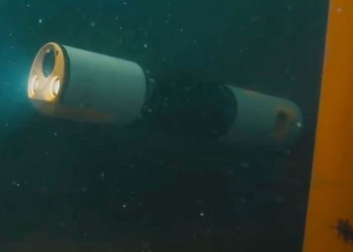 “蛇身”配有电灯、摄影机及其他工具。