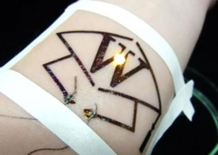 新技术利用喷墨打印机印制“纹身”。