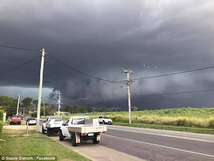 龙卷风袭击澳洲布里斯班