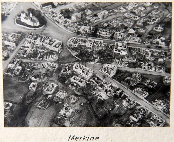 满目疮痍的明斯克。