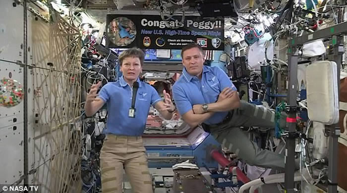 ˢ������̫������̫��ͣ��ʱ�����¼ ������ף��Ů̫����Peggy Whitson