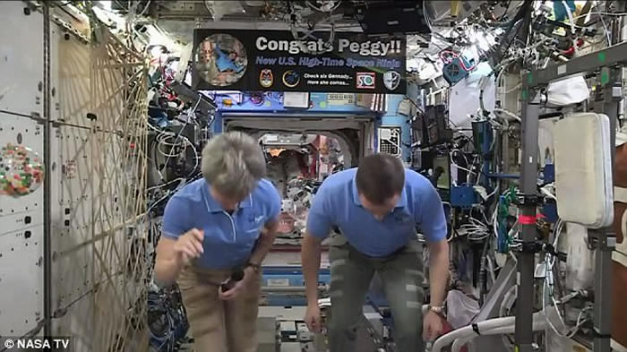 ˢ������̫������̫��ͣ��ʱ�����¼ ������ף��Ů̫����Peggy Whitson