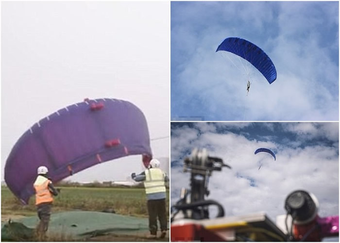 英国有公司拟利用巨型风筝发电技术供电。