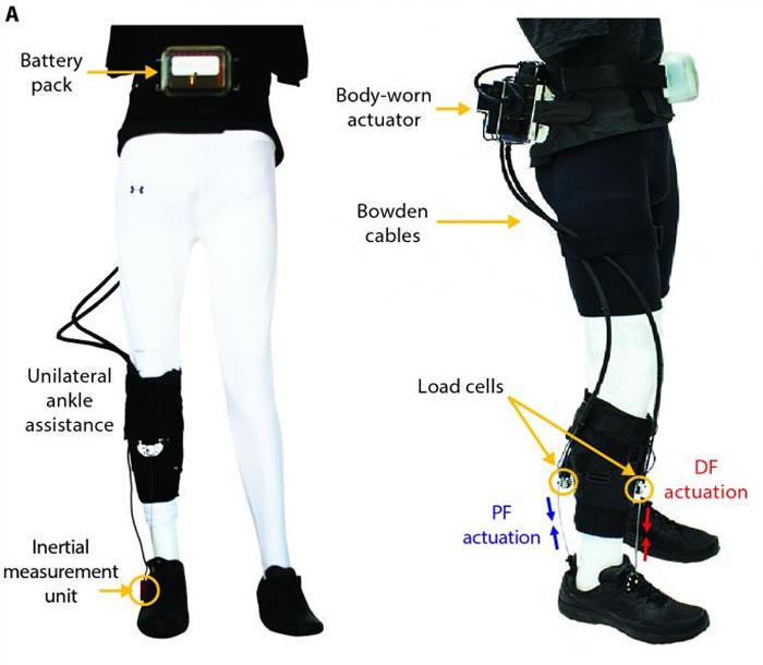 软性机器人外部装束可帮助中风后患者行走
