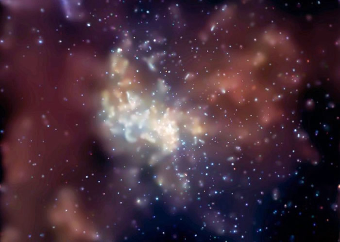 目前银河系最巨大的黑洞位于人马座A(图)。