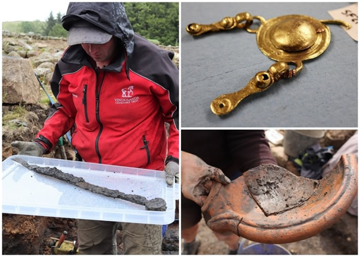 遗址中发现大批保存良好的文物。