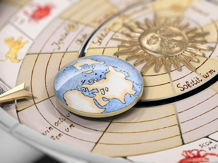 江诗丹顿在表上致敬哥白尼「日心说」,让人可以把宇宙戴在身上!