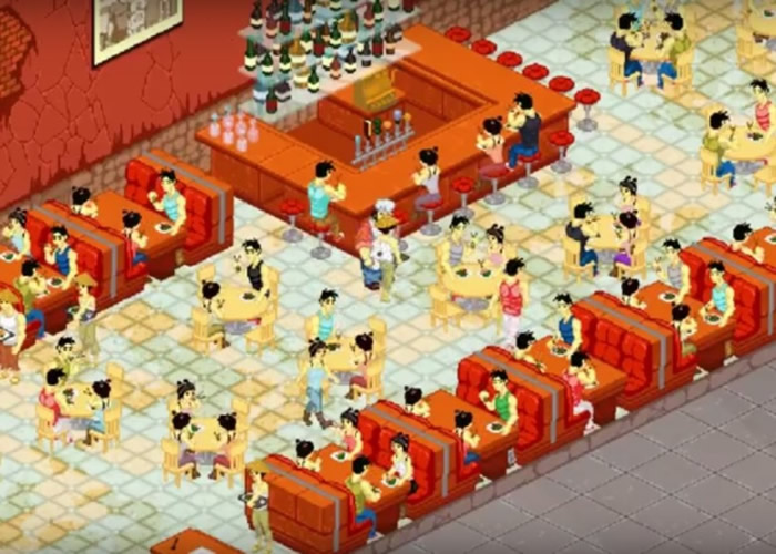 玩家在游戏中可控制一名叫王福的华裔厨师经营餐厅。