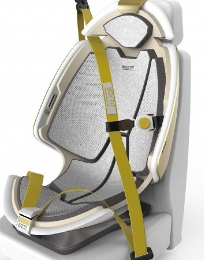 韩国学生为孕妇专门设计出一款安全汽车座椅