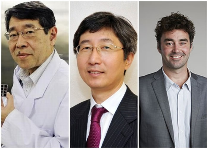 左起:宫阪力、朴南圭及斯内斯