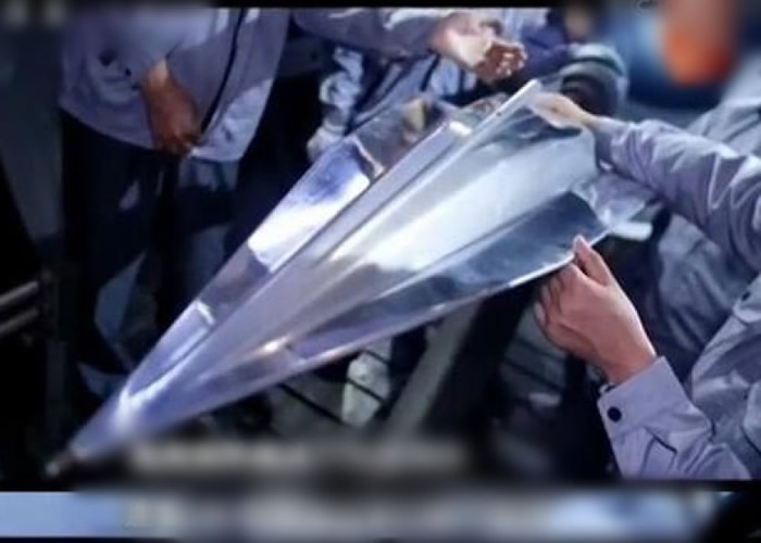 高超音速飞行器的测试模型。