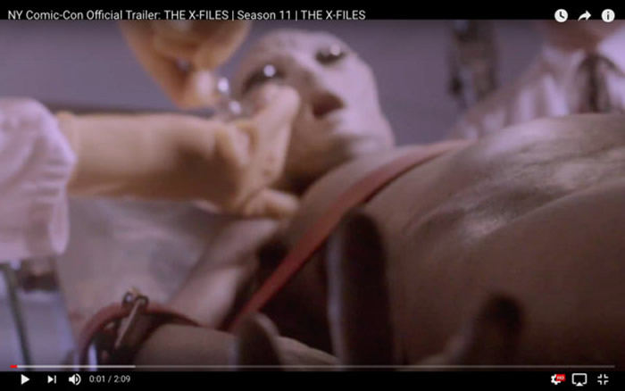 美国电视科幻剧集《X档案》第11季预告出现外星人